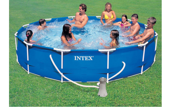 Бассейн каркасный + фильтр-насос 366х76см Intex 28212 Бассейн каркасный + фильтр-насос 366х76см Intex 28212