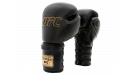 Премиальные тренировочные перчатки на шнуровке UFC (Черные 14 Oz)
