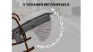 Массажное кресло качалка FUJIMO F2002 МСX Time2Chill Grey (Tailor 7) Вишня