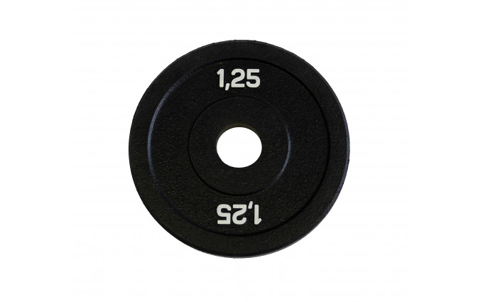 Диск бамперный 1,25 кг (черный) Диск бамперный 1,25 кг (черный)