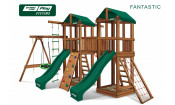 Детский городок FANTASTIC премиум Кедр (red) Детский городок FANTASTIC премиум Кедр (red)